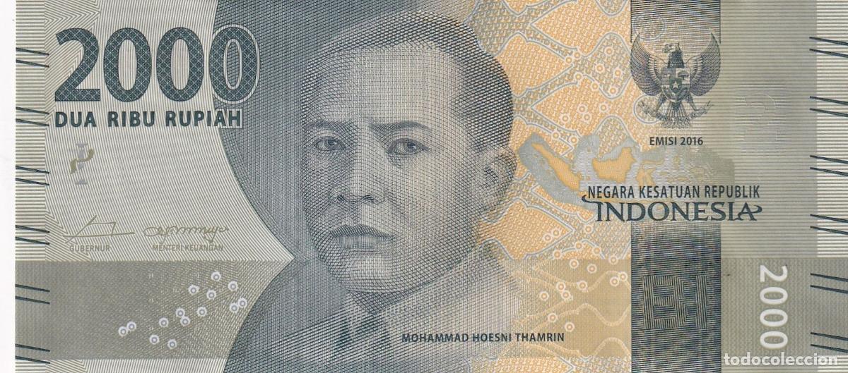 Banconote internazionali: CRBX1661 BILLETE INDONESIA 2000 RUPIAS 2016 P-155 SIN CIRCULAR
