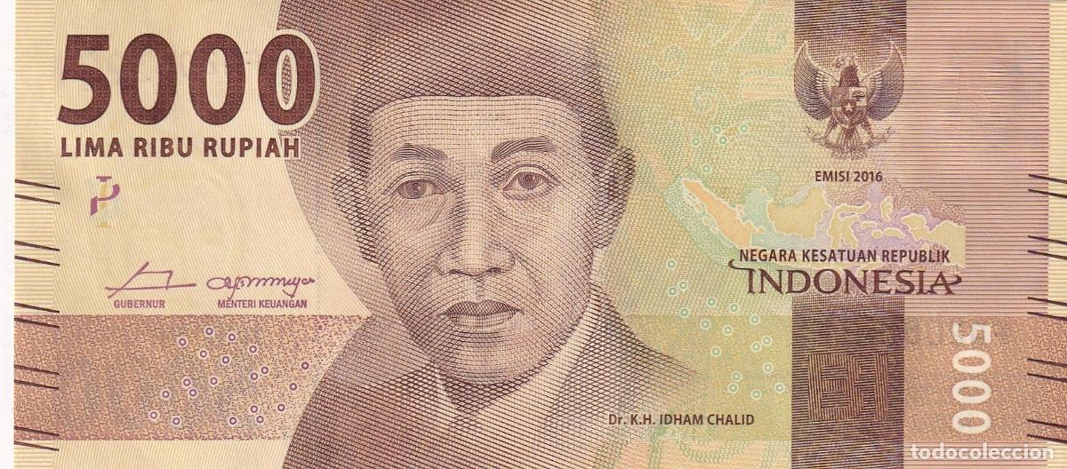 Banconote internazionali: CRBX1664 BILLETE INDONESIA 5000 RUPIAS 2016 P-156 SIN CIRCULAR