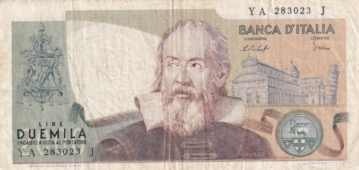 Banconote internazionali: CRBX1690 BILLETE ITALIA 2000 LIRAS USADO