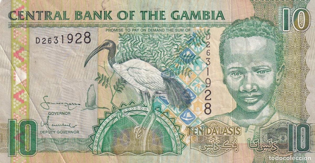 Banconote internazionali: CRBX1713 BILLETE GAMBIA 10 DALASIS BC