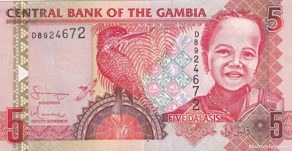 Banconote internazionali: CRBX1715 BILLETE GAMBIA 5 DALASIS EBC