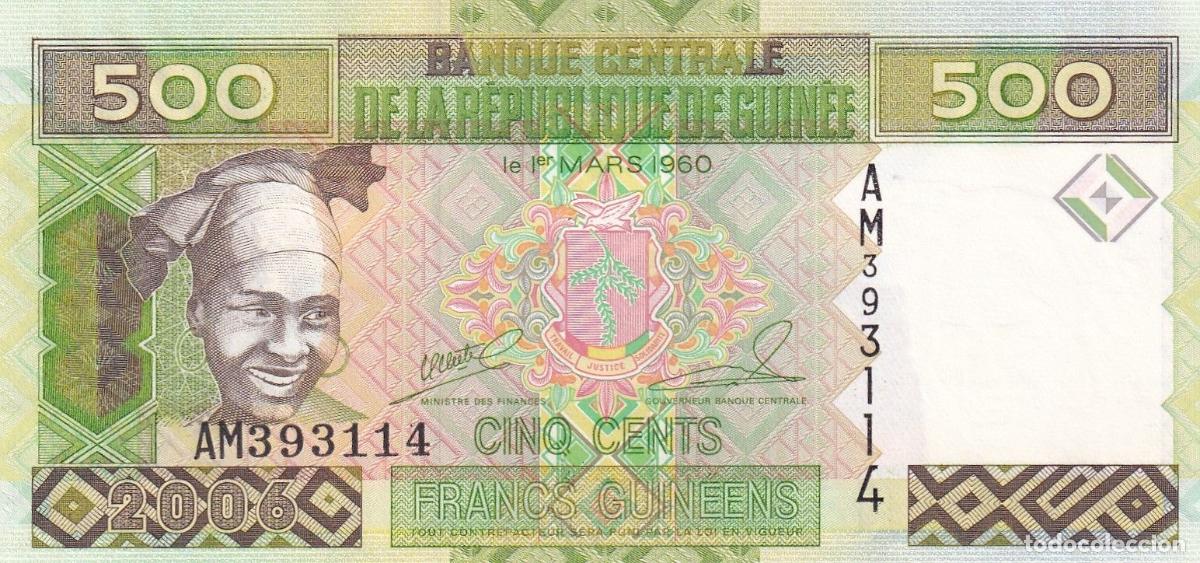 Billetes extranjeros: CRBX1740 BILLETE GUINEA 500 FRANCOS 2006 SIN CIRCULAR
