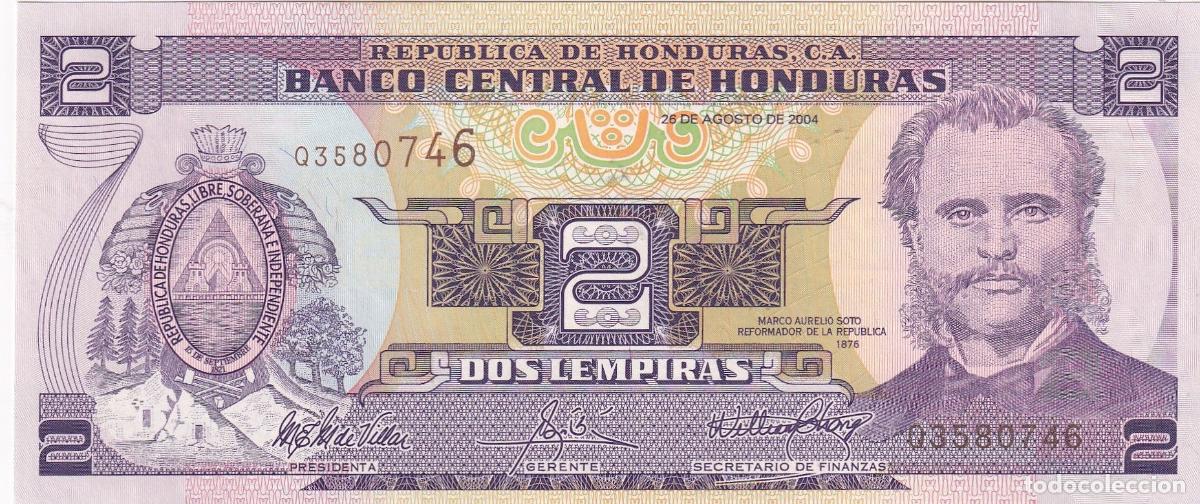 Billetes extranjeros: CRBX1751 BILLETE HONDURAS 2LEMPIRAS 2014 P-80A SIN CIRCULAR