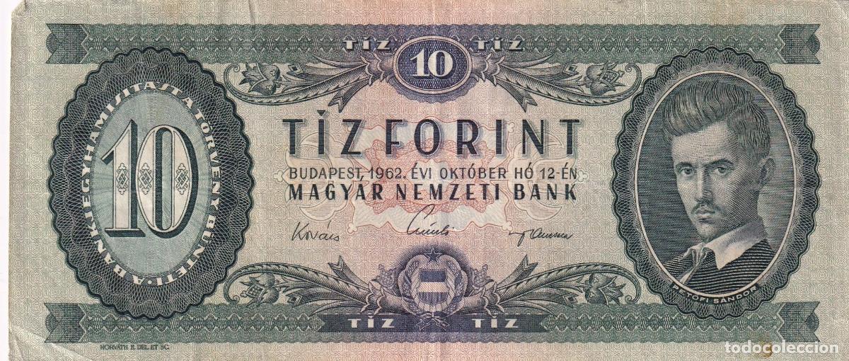 Billetes extranjeros: CRBX1757 BILLETE HUNGRIA 10 FORINT 196S BC