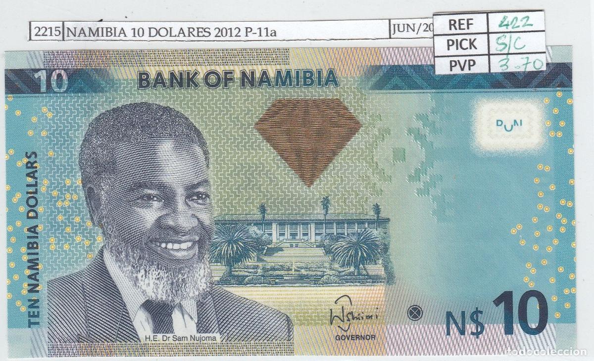 Banconote internazionali: CRJ2215 BILLETE NAMIBIA 10 DOLARES 2012 P-11a SIN CIRCULAR