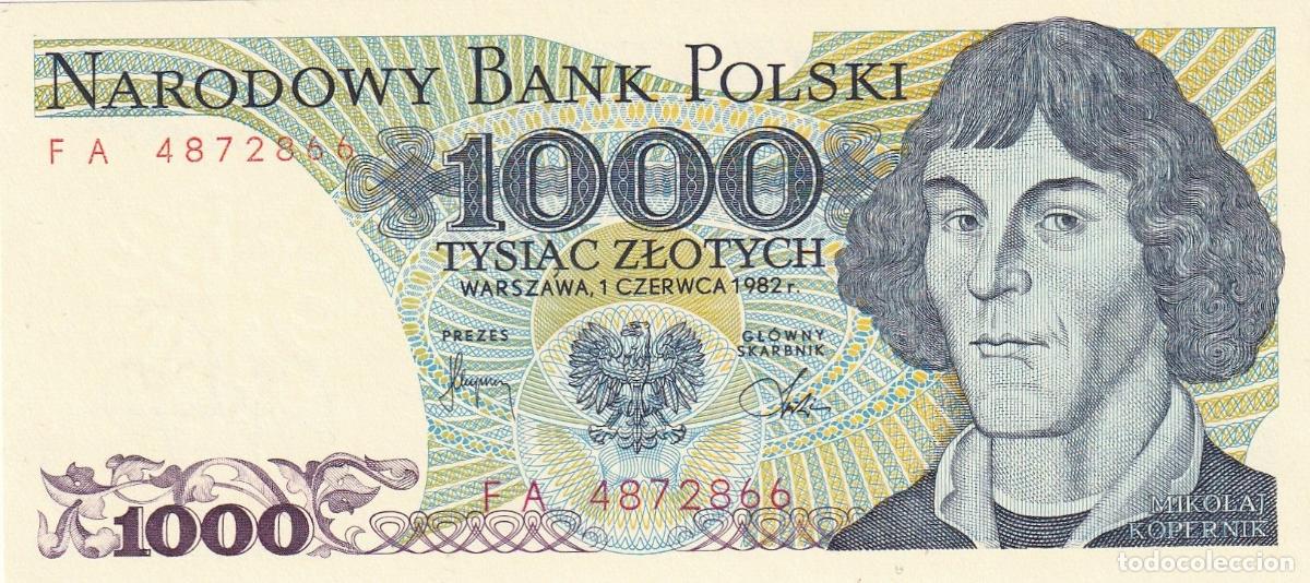 Banconote internazionali: CRBX2178 BILLETE POLONIA 1000 ZLOTYCH 1982 SERIE FA SIN CIRCULAR