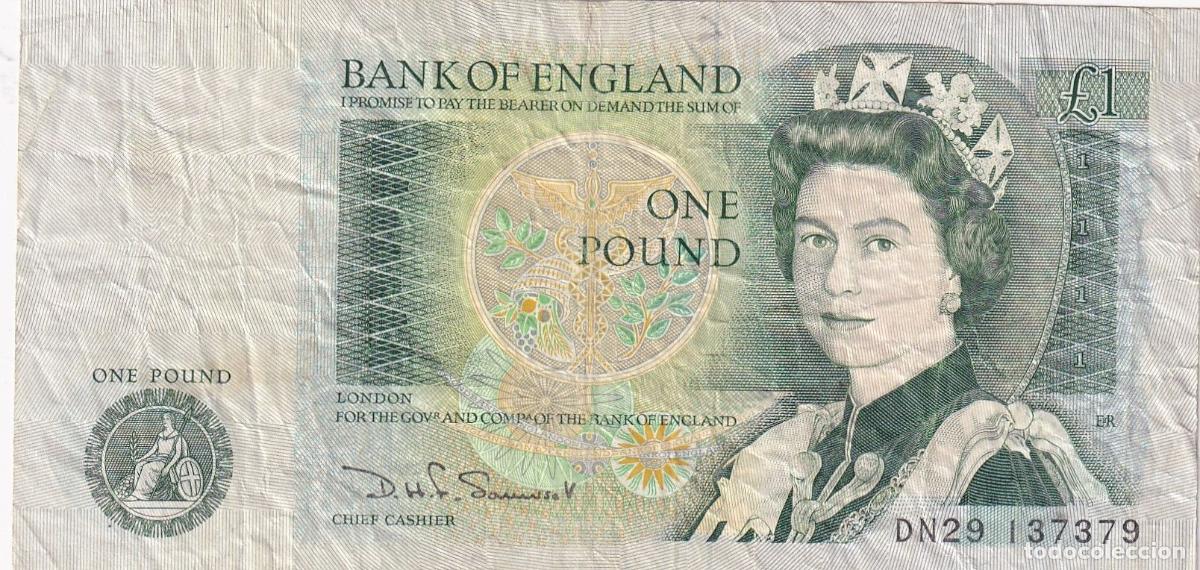 Billets internationaux: CRBX2212 BILLETE INGLATERRA 1 POUND BC