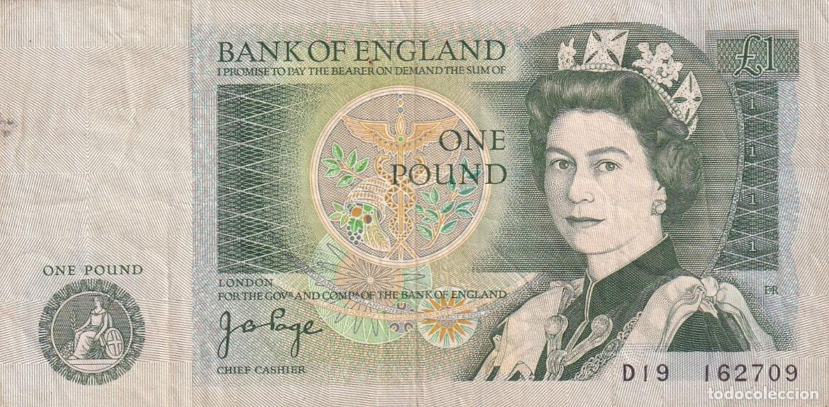 Billets internationaux: CRBX2213 BILLETE INGLATERRA 1 POUND MBC