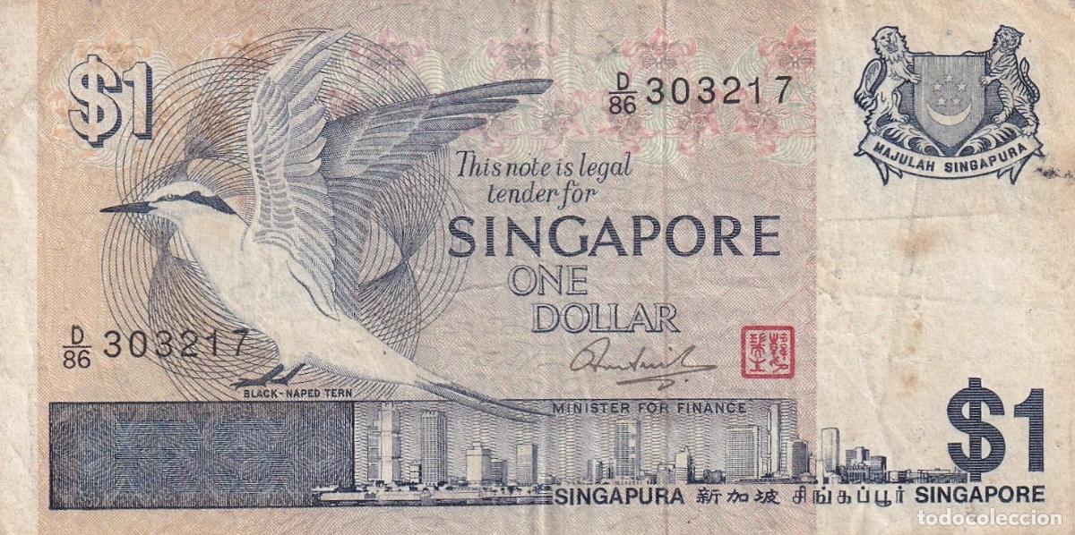 Billets internationaux: CRBX2272 BILLETE SINGAPUR 1 DOLAR BC