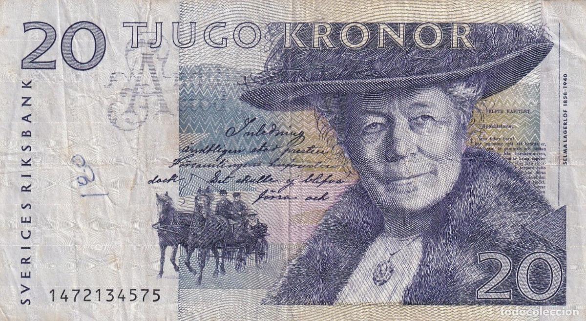 Billets internationaux: CRBX2293 BILLETE SUECIA 20 CORONAS BC