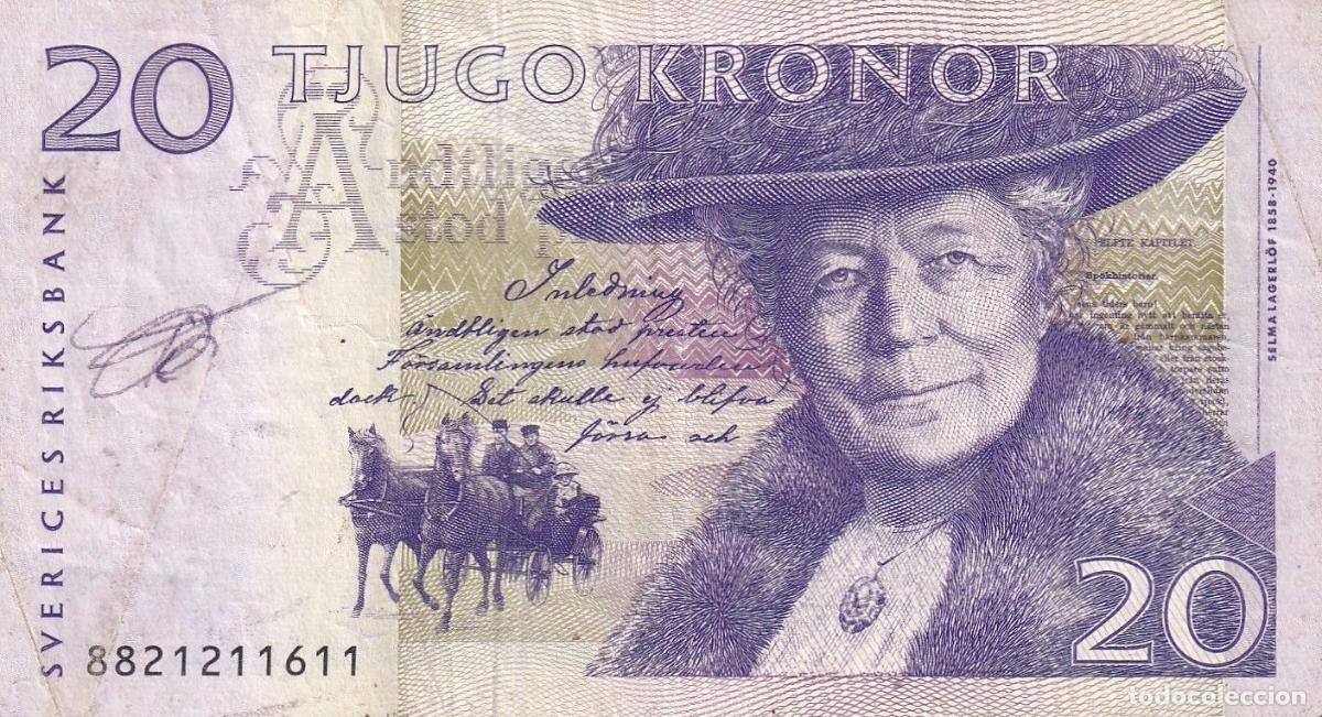 Billets internationaux: CRBX2294 BILLETE SUECIA 20 CORONAS MBC