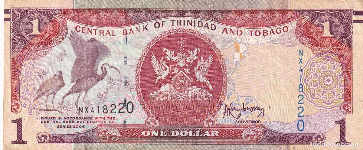 International Banknotes: CRBX2305 BILLETE TRINIDAD Y TOBAGO 1 DOLAR 2006 MBC