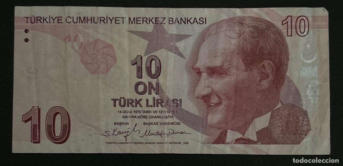 International Banknotes: CRBX2310 BILLETE TURQUIA 10 LIRAS 1970 MBC