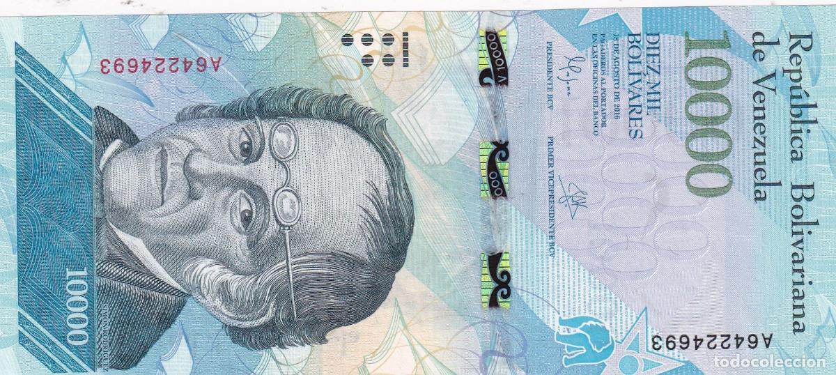 Banconote internazionali: CRBX2389 BILLETE VENEZUELA 10000 BOLIVARES 2016 SIN CIRCULAR