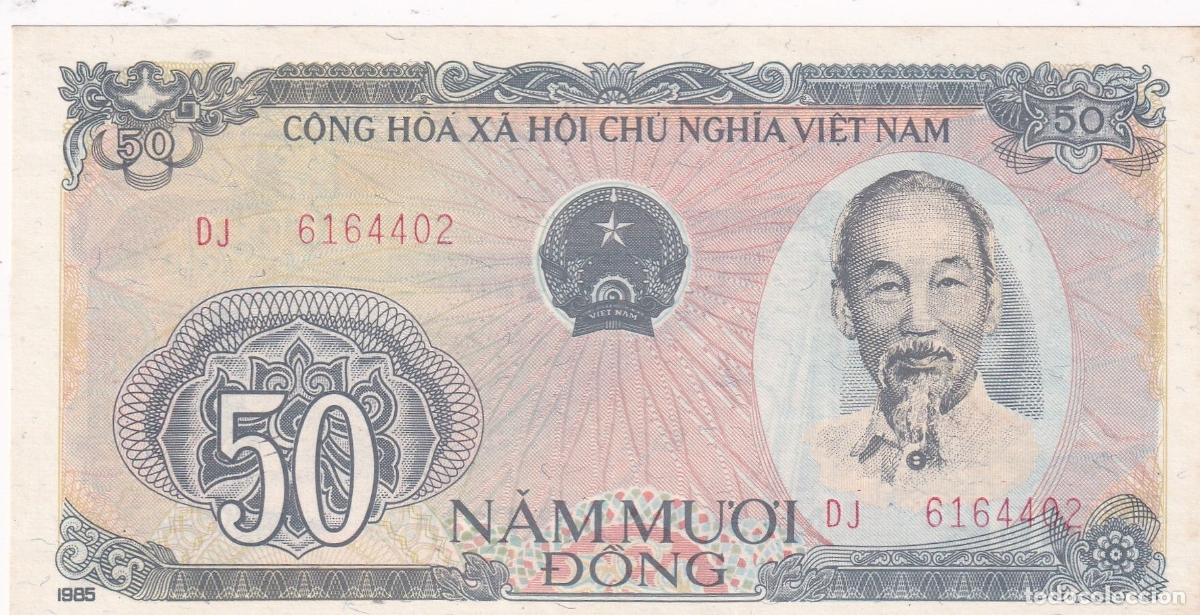 Banconote internazionali: CRBX2392 BILLETE VIETNAM 50 DONG 1985 SIN CIRCULAR