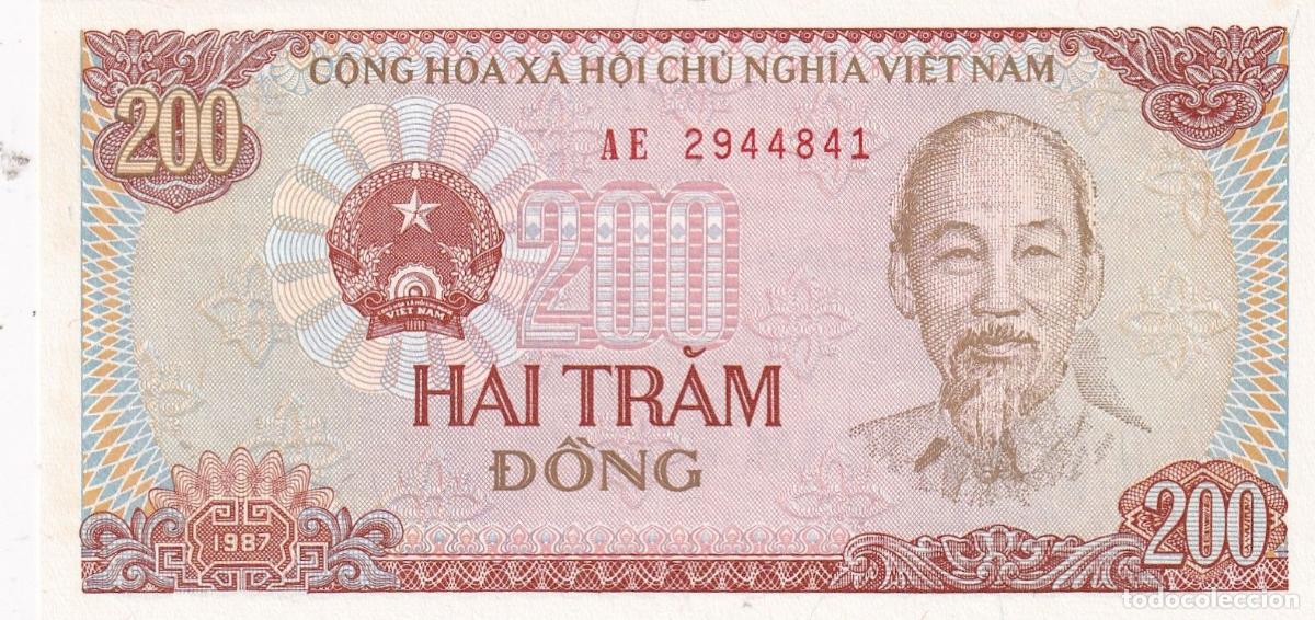 Banconote internazionali: CRBX2394 BILLETE VIETNAM 200 DONG 1987 SIN CIRCULAR