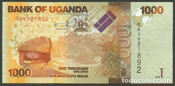 Internationale Banknoten: UGANDA. 1000 shillings 2022. Fauna. Antilopes