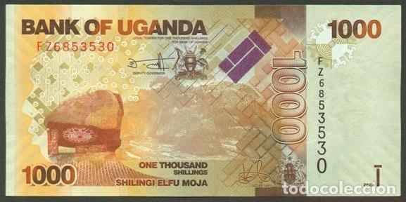 International Banknotes: UGANDA. 1000 shillings 2022. Fauna. Antilopes