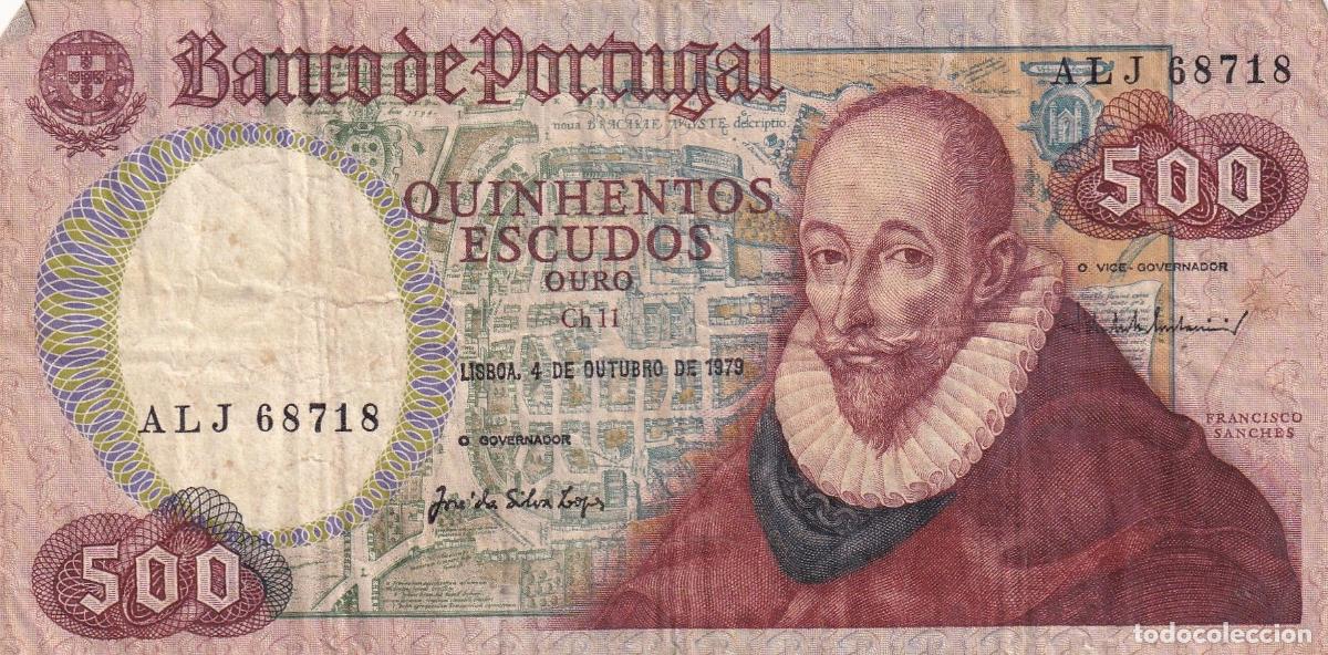 Banconote internazionali: CRBX1812 BILLETE PORTUGAL 500 ESCUDOS 1979 BC