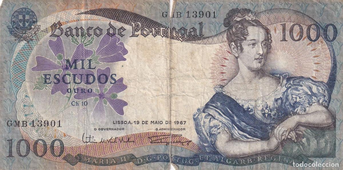 Banconote internazionali: CRBX1813 BILLETE PORTUGAL 1000 ESCUDOS 1967 MC