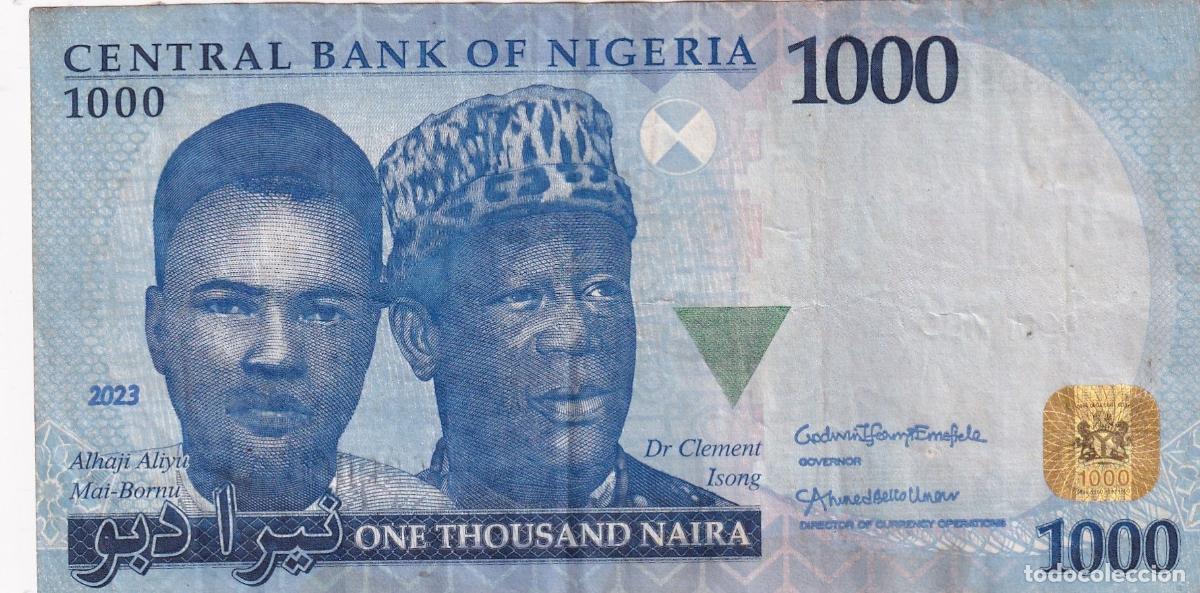 International Banknotes: CRBX1816 BILLETE NIGERIA 1000 NAIRA 2023 BC