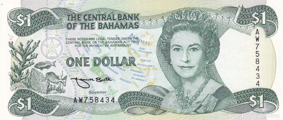 Internationale Banknoten: CRBX2513 BILLETE BAHAMAS 1 DOLAR 1974 SIN CIRCULAR