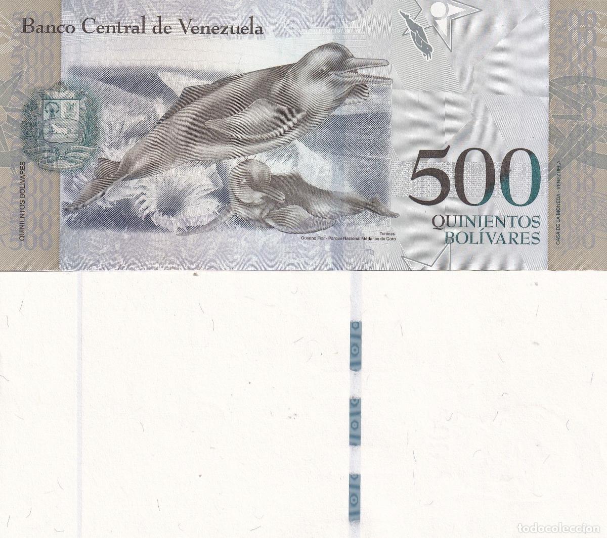 Internationale Banknoten: CRBX2551 BILLETES VENEZUELA 500 BOLIVARES PRUEBAS PROGRESIVAS S/C