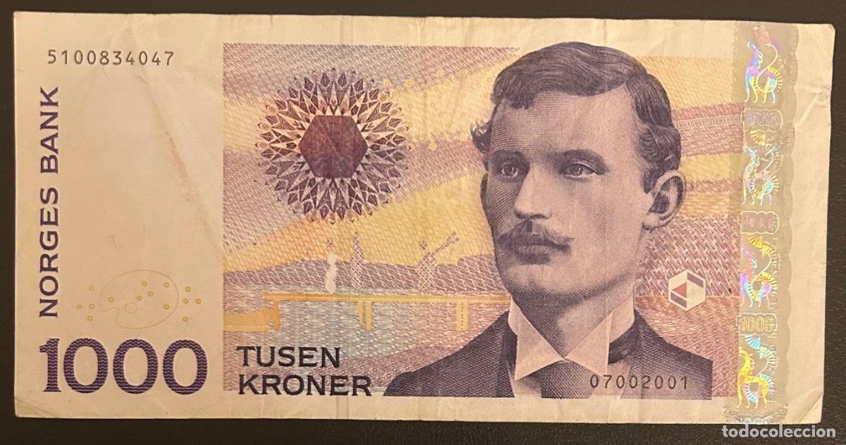 Internationale Banknoten: CRBX2579 BILLETE NORUEGA 500 CORONAS BC