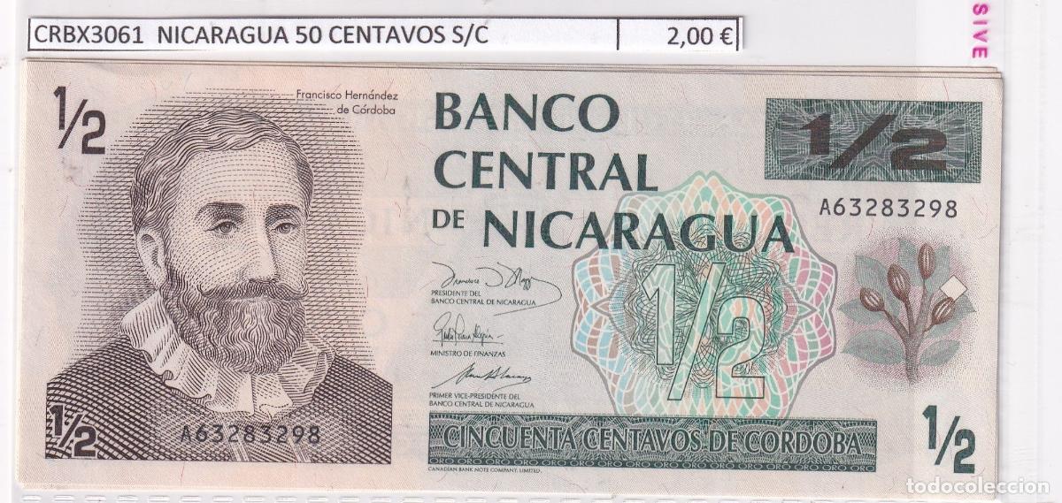 International Banknotes: CRBX3061 BILLETE NICARAGUA 50 CENTAVOS SIN CIRCULAR