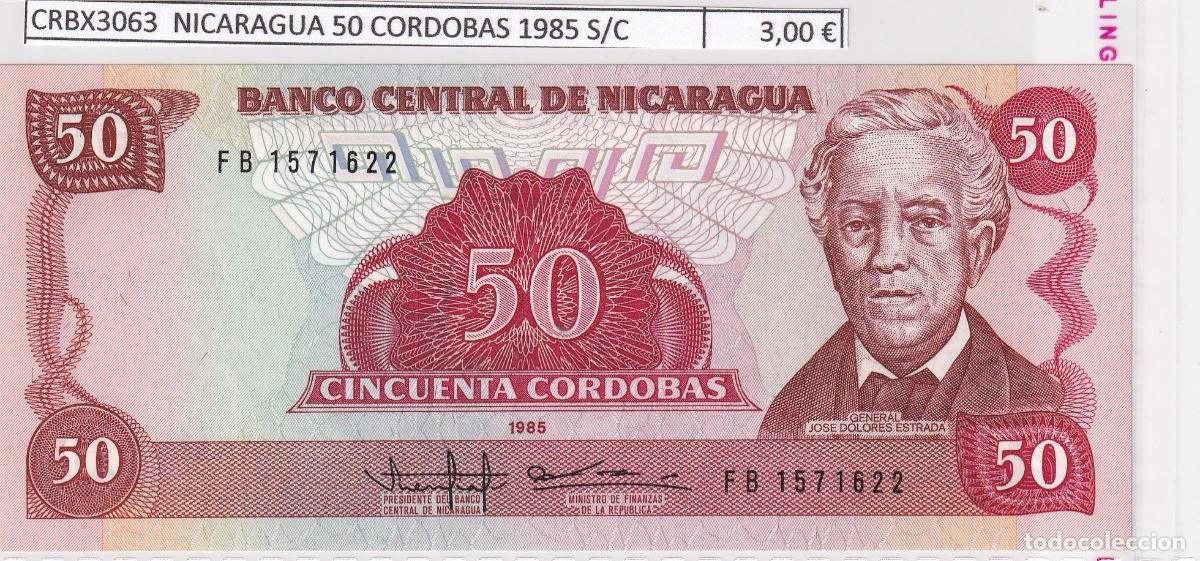 International Banknotes: CRBX3063 BILLETE NICARAGUA 50 CORDOBAS 1985 SIN CIRCULAR
