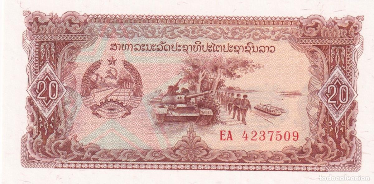 International Banknotes: CRBX2912 BILLETE LAOS 20 KIPS 1979 SIN CIRCULAR