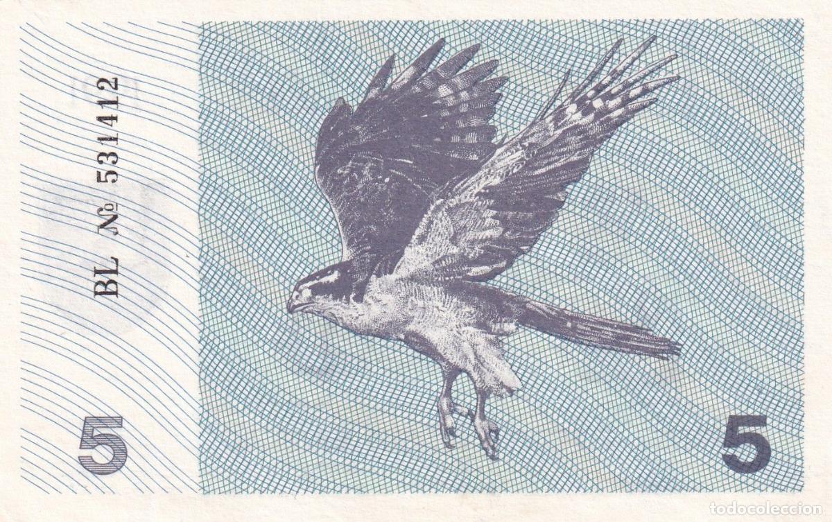 International Banknotes: CRBX2920 BILLETE LITUANIA 5 TALONAS 1991 SIN CIRCULAR