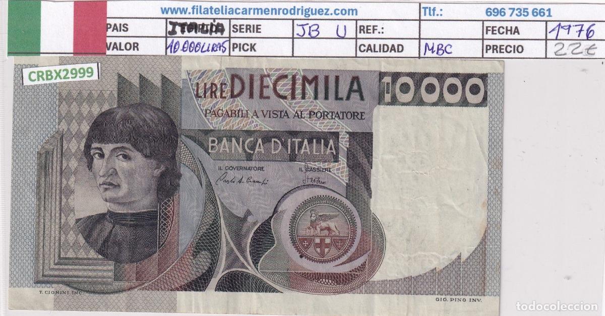 Internationale Banknoten: CRBX2999 BILLETE ITALIA 10000 LIRAS 1976 MBC