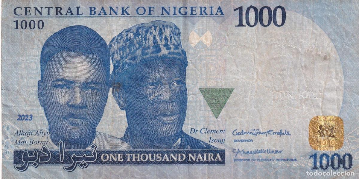 Billetes extranjeros: CRBX1817 BILLETE NIGERIA 1000 NAIRA 2022 USADO