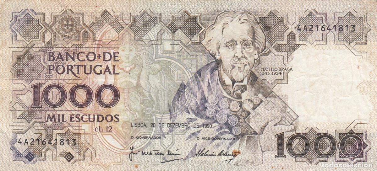Billetes extranjeros: CRBX2207 BILLETE PORTUGAL 1000 ESCUDOS 1990 BC