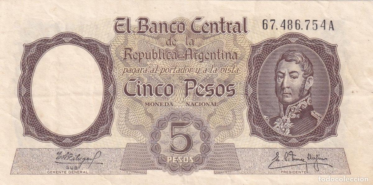 Billets internationaux: CRBX2606 BILLETE ARGENTINA 1 PESOS MBC