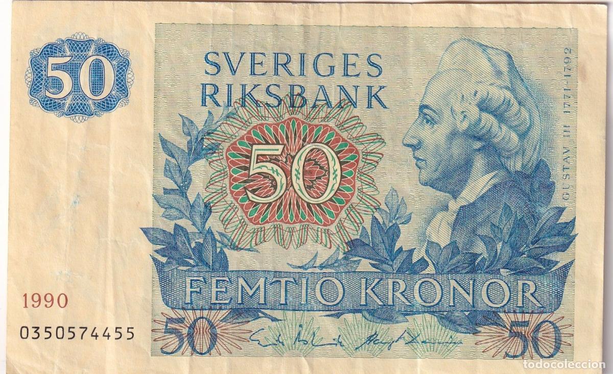 Billets internationaux: CRBX2773 BILLETE SUECIA 50 KRONOR 1990 MBC