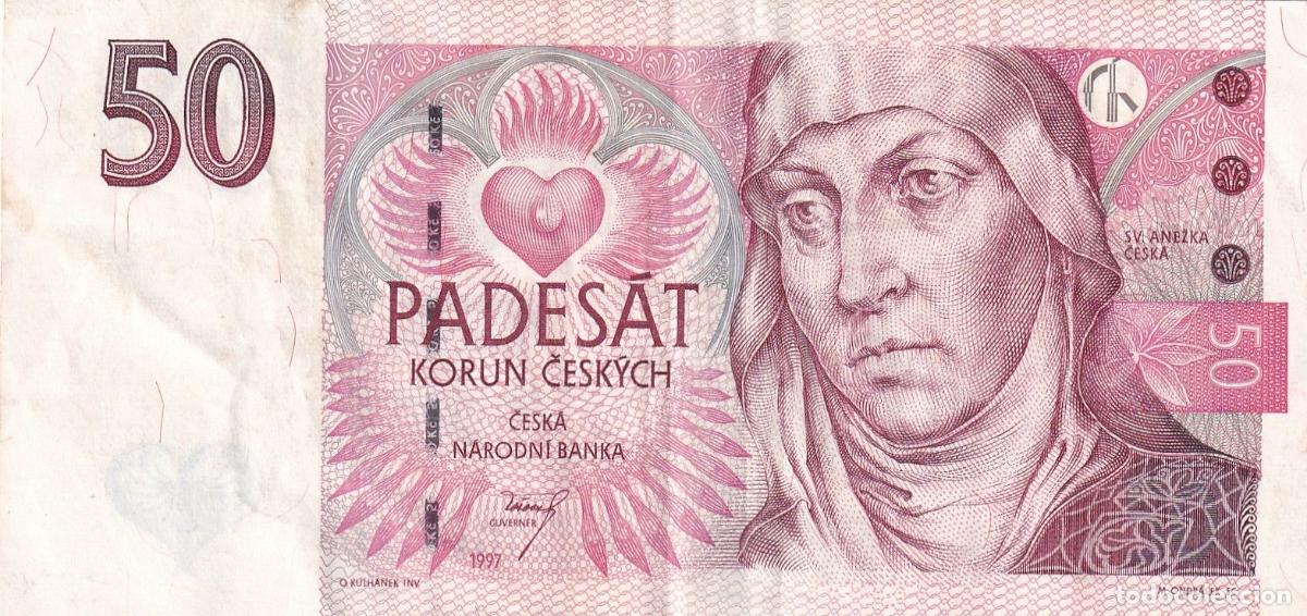 Billetes extranjeros: CRBX2836 BILLETE REPUBLICA CHECA 50 KORUN 1997 BC