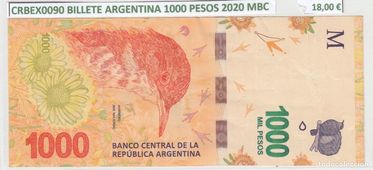 Banconote internazionali: CRBX0090 BILLETE ARGENTINA 1000 PESOS 2020 MBC 18