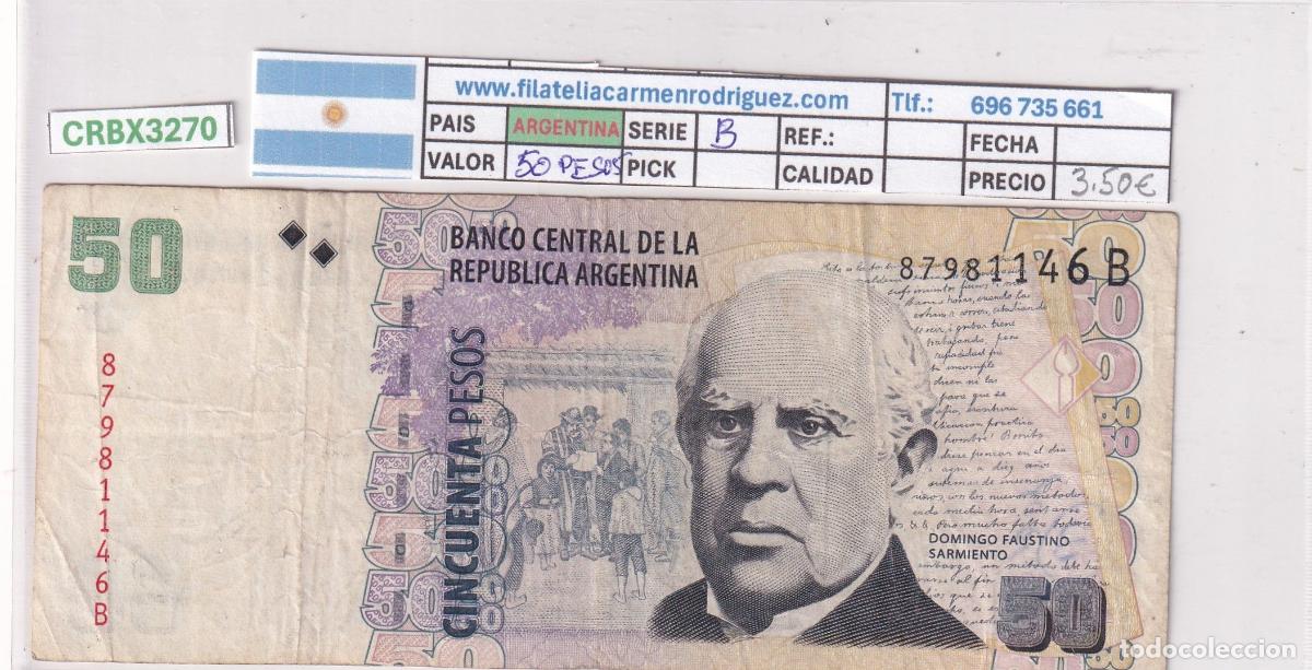 International Banknotes: CRBX3270 BILLETE ARGENTINA 50 PESOS USADO
