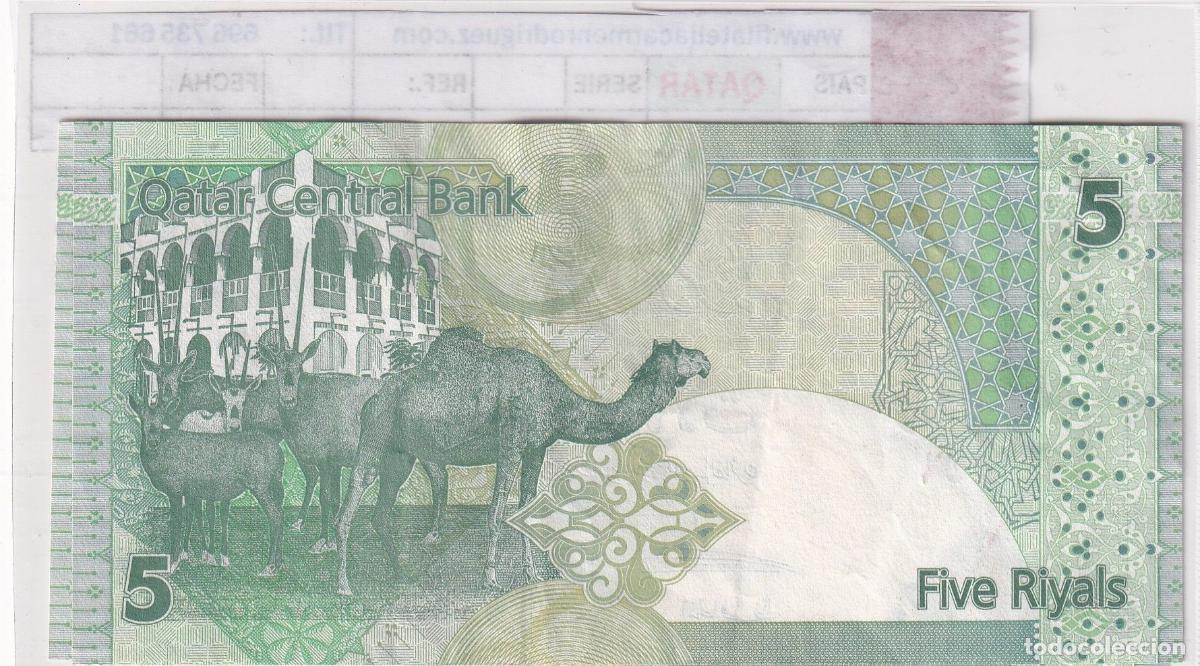 Billetes extranjeros: CRBX3294 BILLETE QATAR 5 RYAL EBC - Foto 2