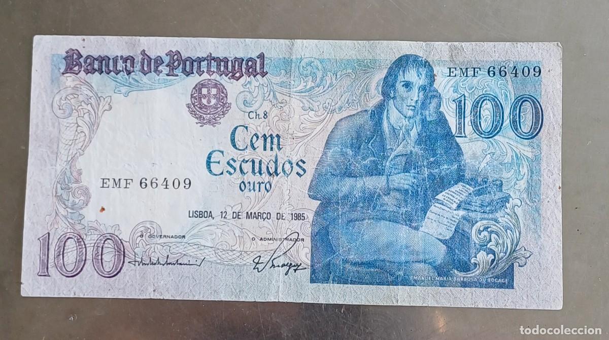 Billetes extranjeros: Portugal 100 escudos