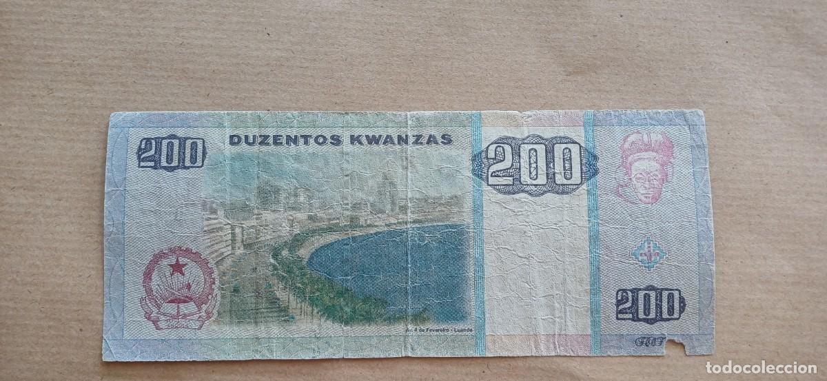 Billetes extranjeros: Angola 200 kwanzas 2003 - Foto 2