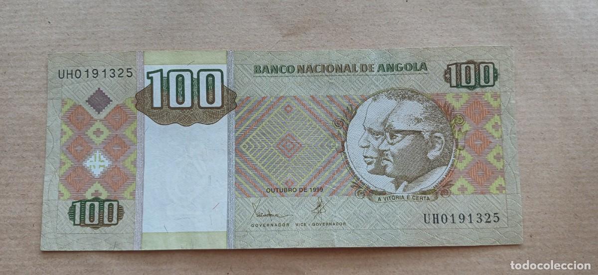 Billetes extranjeros: Angola 100 kwanzas 1999