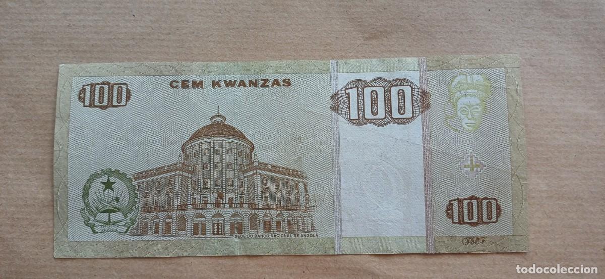 Billetes extranjeros: Angola 100 kwanzas 1999 - Foto 2