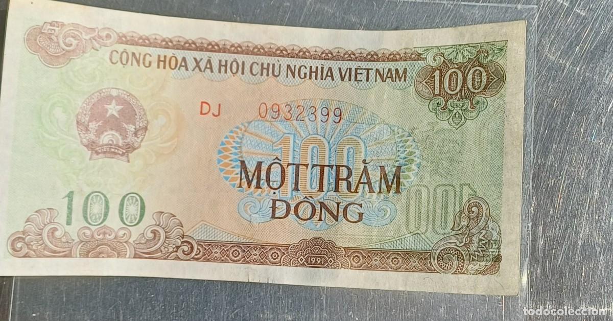 Billetes extranjeros: Vietnam 100 dong 1991 - Foto 1