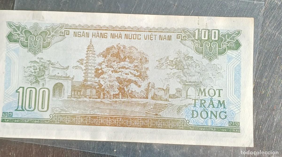 Billetes extranjeros: Vietnam 100 dong 1991 - Foto 2