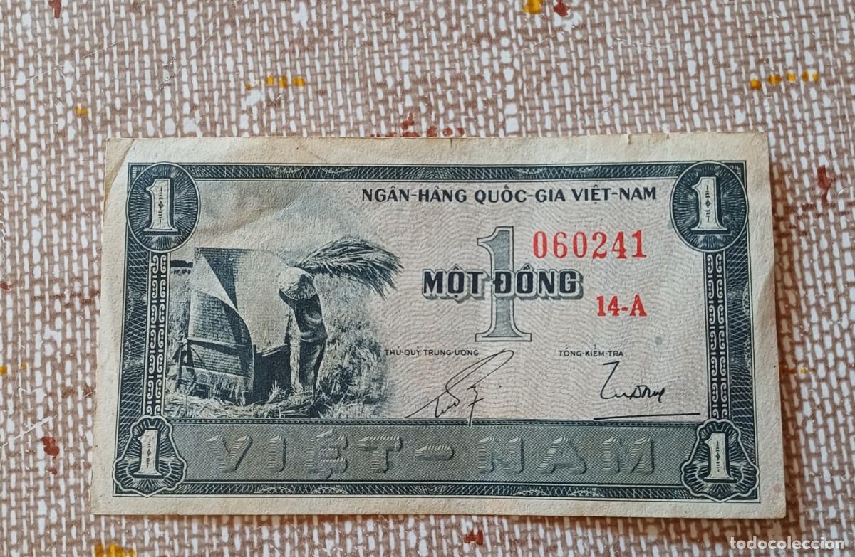 Billetes extranjeros: Vietnam 1 dong billete