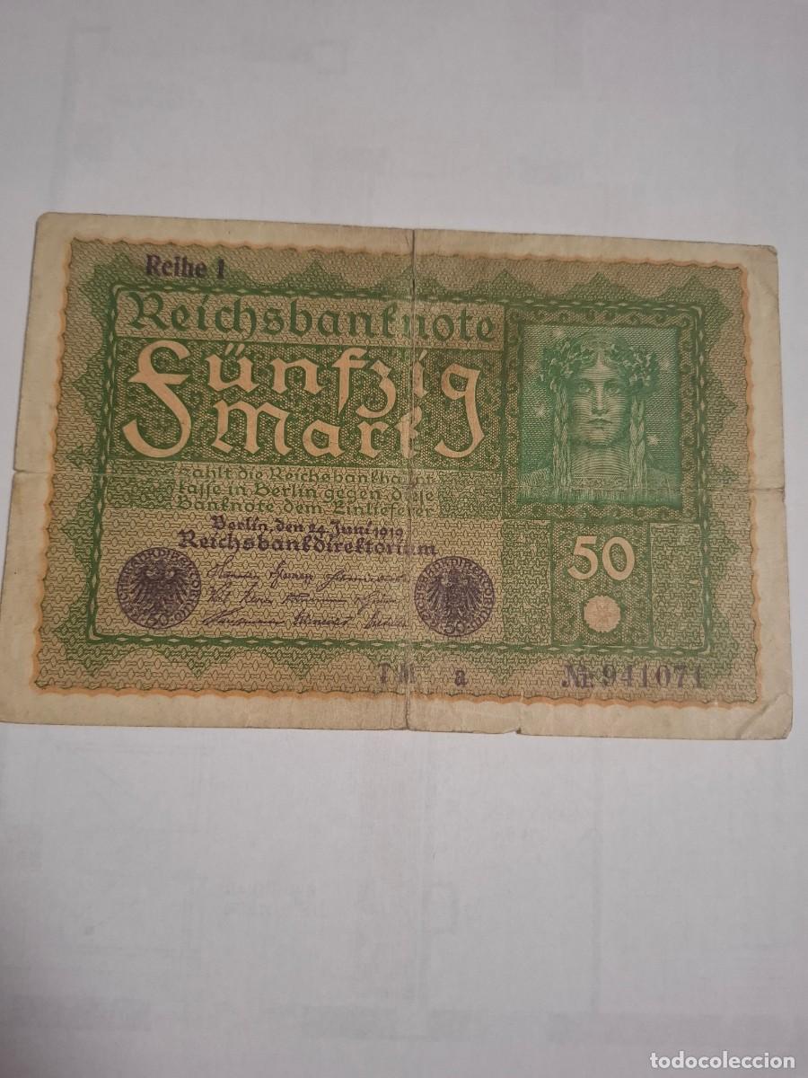 Internationale Banknoten: BILLETE DE ALEMANIA DE 50 MARCOS DE 1919