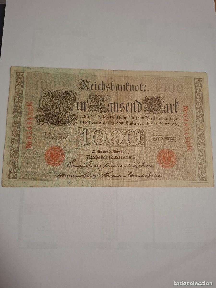 Internationale Banknoten: BILLETE DE ALEMANIA DE 1000 MARCOS DE 1910